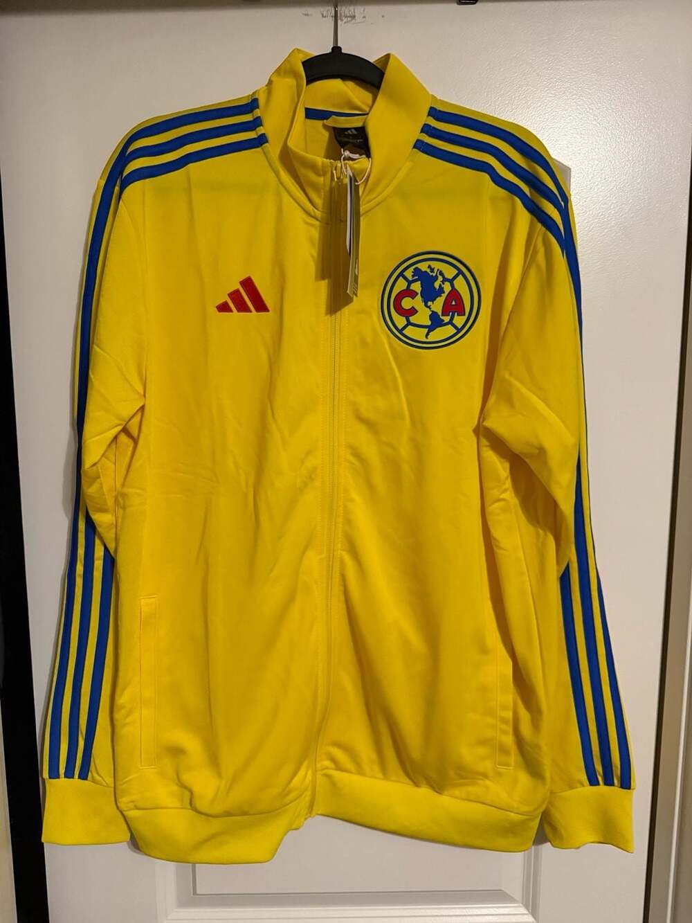 Adidas Club America DNA Track Top Yellow